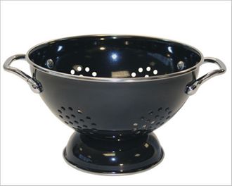Reston Lloyd 08100 Calypso Basics 1.5qt Colander Black