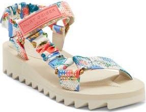 Kurt Geiger Orion Double Strap Sandal in White/Oth at Nordstrom Rack, Size 6.5