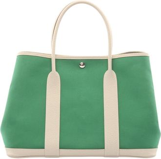 Herm&egrave;s Pre-owned Hermes Toile and Vache Garden Party PM Ladies VILUUGWIGCYNV0EV