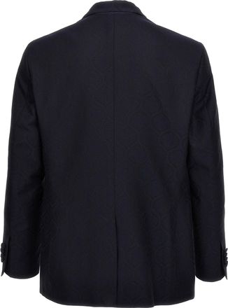 Etro Mens Blue Cotton Blazer Clothing