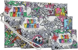 Louis Vuitton Pre-owned Canvas Clutch - Dames - Vintage Clutch - Veelkleurig - ONE Size - Vintage