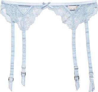 Fleur du Mal Reggicalze Bianca - Blu