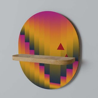 OEM Estante Ovalado Golden Fade