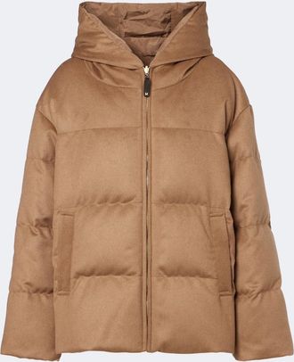 Max Mara The Cube reversible camel hair puffer jacket