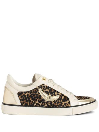 Zadig&Voltaire Fly On sneakers - women - Leather - 37 - Neutrals