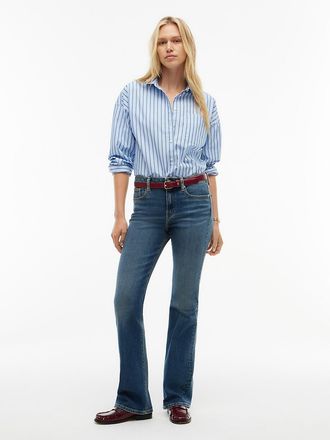Tommy Hilfiger Womens Mid-Rise Stretch Bootcut Jean - Ocean - 27W x RegularL