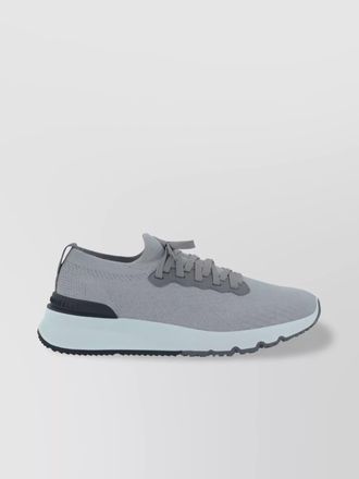 Brunello Cucinelli cotton knit low-top sneakers
