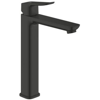 GROHE Mezclador Monomando Xl Para Lavabo Dice Con Palanca, Cartucho Cer&aacute;mico, Sin Tirador Ni Desag&uuml;e, Negro Mate (1018922430)