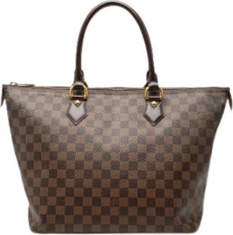 Louis Vuitton Pre-owned Saleya MM - Dames - Vintage Shopper - Bruin - ONE Size - Leer - Vintage