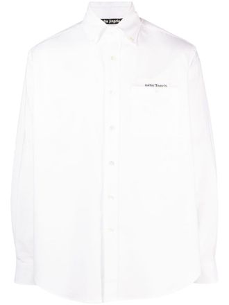 Palm Angels Camicia con dettaglio - Bianco