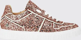 Philipp Plein Sneakers low top in tessuto tecnico glitter con ricamo