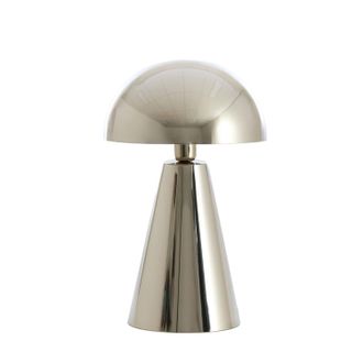 Light & Living Light & Living - L&aacute;mpara De Mesa - Surrina - Plateado - Metal