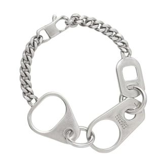 Maison Margiela Bracciale in ottone - - Accessories - Donna - Grigio - L