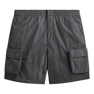 Kith Garment Dye Wrinkle Nylon Evan Cargo Short Thunder KHM061408-506