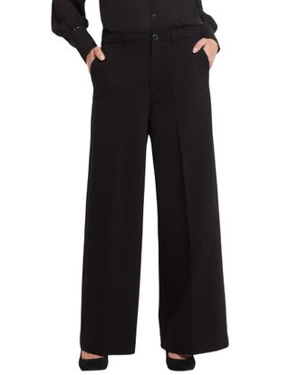 NYDJ Petite Whitney Black Wide Leg Jean
