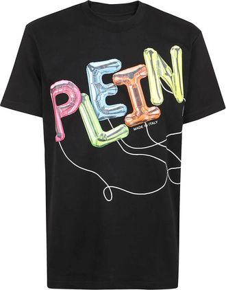 Philipp Plein T-shirt Ronde Hals SS - Heren - T-shirts - Zwart - S - Katoen - Tops