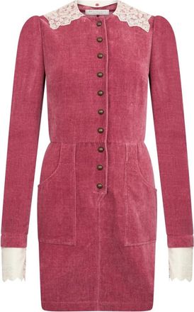 Philosophy di Lorenzo Serafini Kleedjes, Dames, Rood, XL, Katoen, Shirt Dress