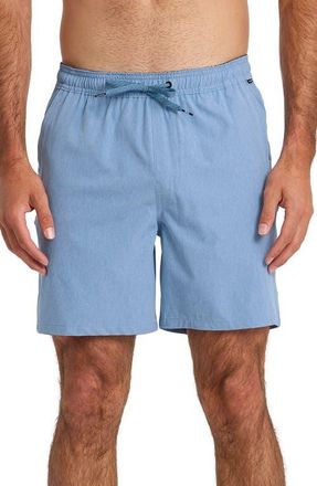 Quiksilver Taxer Heather Amphibian Shorts in Riviera at Nordstrom, Size Xx-Large