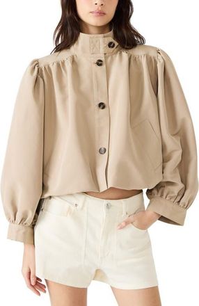 Steve Madden Deedee Blouson Jacket in Tan at Nordstrom, Size X-Large