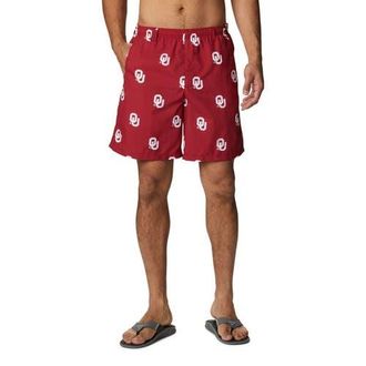 Columbia Mens Columbia Crimson Oklahoma Sooners Backcast III Printed Short at Nordstrom, Size Small