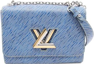 Louis Vuitton 2016 Twist MM epi schoudertas met kettinghengsel - Blauw