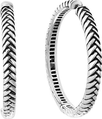 Effy Braid Hoop Earrings in Silver at Nordstrom Rack