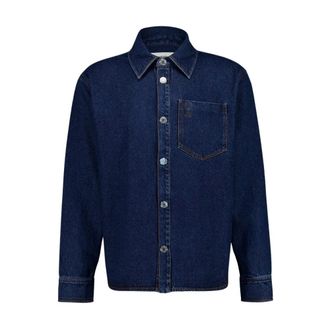 Ami Heren, Jassen, Blauw, Maat: XL Denim