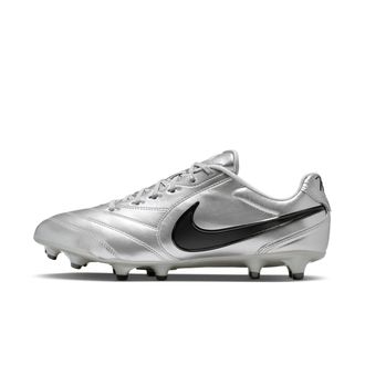 Nike Mens Tiempo Ligera Pro Firm-Ground Low-Top Soccer Cleats in Grey | HQ3158-001