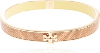 Tory Burch Medium Icon Guilloch&eacute; Emaille Armband - Dames - Armbanden - Geel - M - Accessoires