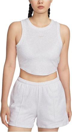 Nike (WMNS) Nike Sportswear Essentials Tank Asia Sizing White Grey FB8280-051