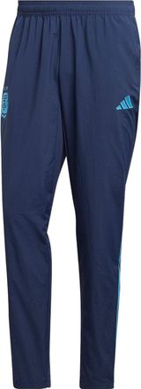 adidas Mens adidas Logo Printing Design Elastic Waistband Straight Sports Pants/Trousers/Joggers Blue HF3940