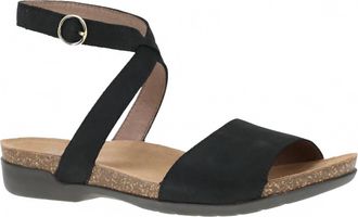 Dansko Womens Rafferty Ankle Strap Sandal In Black