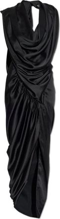 Vivienne Westwood Dames, Jurken, Zwart, Maat: XS Satijn