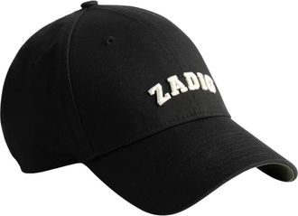 Zadig&Voltaire Accessoires, Dames, Zwart, ONE Size, Katoen, Rock Cap