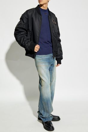 Diesel Sweater K-GARTH, Mens, Navy Blue