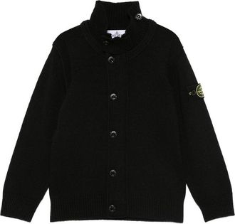 Stone Island High-neck cardigan with buttons