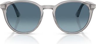 Persol 52mm Gradient Phantos Sunglasses in Grey/azure Gradient Blue at Nordstrom