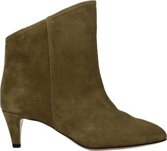 Isabel Marant Gray Leather Ankle Womens Boots