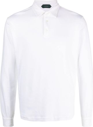 Zanone cotton polo shirt - men - Cotton - 48 - White