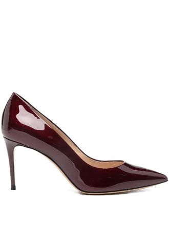 Casadei 80mm pointed-toe pumps - Red