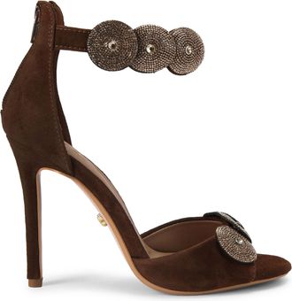 Carvela Womens Suede Serafina Sandals - Brown - Size UK 7