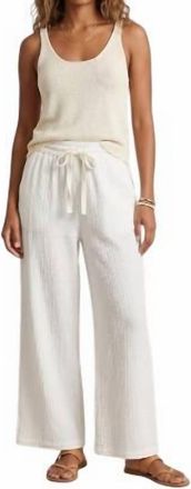 Elan Betsy Smock Pants In White