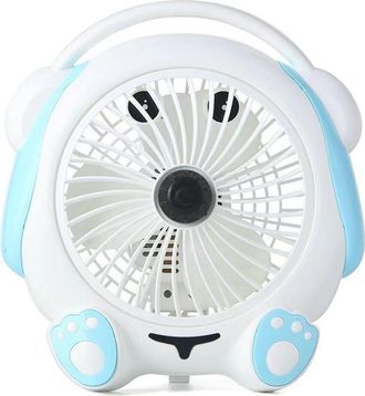 OEM Ventilador Peque&ntilde;o De Dibujos Animados Para Cama, Dormitorio Estudiantil, Cabecero Peque&ntilde;o, Silencioso, Lindo, Enchufable, Para Dormitorio, Oficina, H