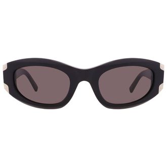 MCM Smoke Oval Ladies Sunglasses MW0006 01A 53