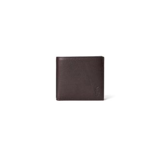 Polo Ralph Lauren Wallets & Cardholders, male, Brown, ONE SIZE, Slim Leather Wallet