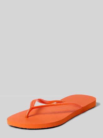 Havaianas Flip Flops mit Logo-Detail in Orange, Gr&ouml;&szlig;e 35/36