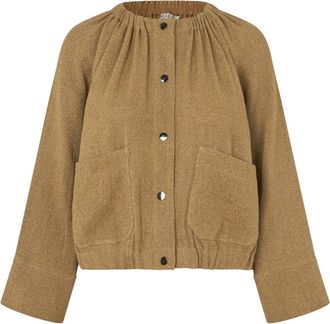 Masai Lange Mouwen Jas - Dames - Zomerjassen - Beige - M - Jassen