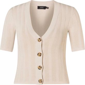 Yest Womens Meysa Cardigan In Soft Sand/multi Color
