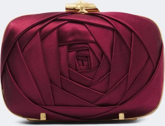 Roger Vivier Rose Vivier satin clutch
