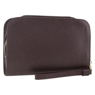 Louis Vuitton Pre-owned Clutches, female, Brown, Size: ONE SIZE Pre-owned Clutch Bag